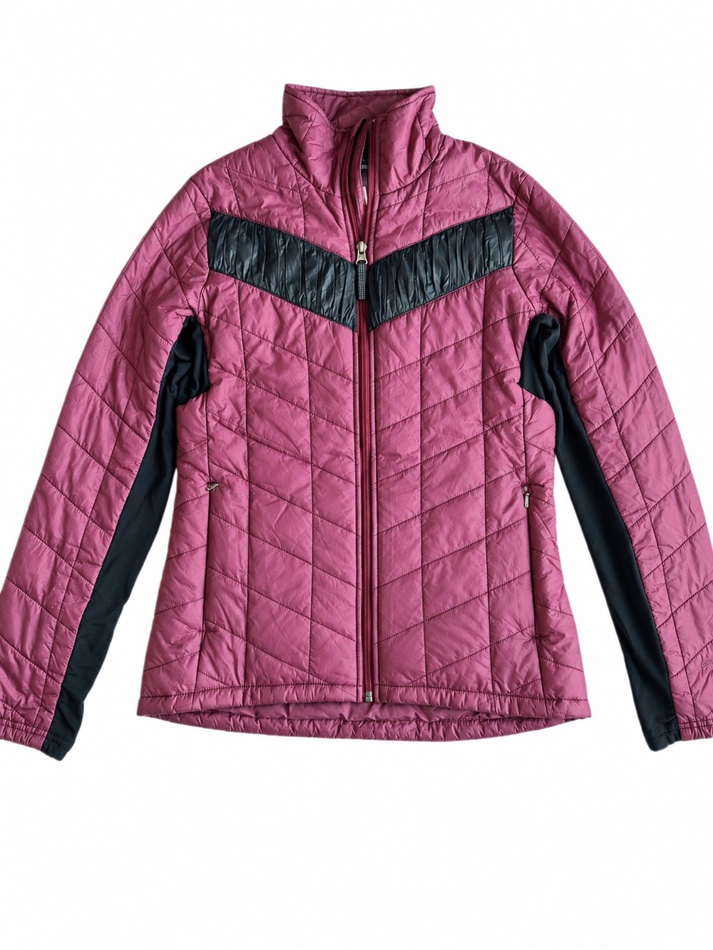 Patagonia City Scamper Quilted Insulated Jacket Burgundy Black Size S